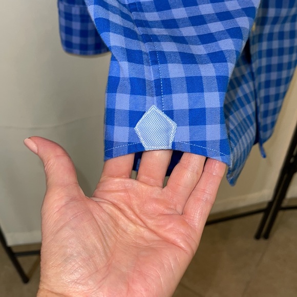 CRÉMIEUX Classics Cotton Long Sleeve Button Down Shirt Size Large NWT - Picture 9 of 16